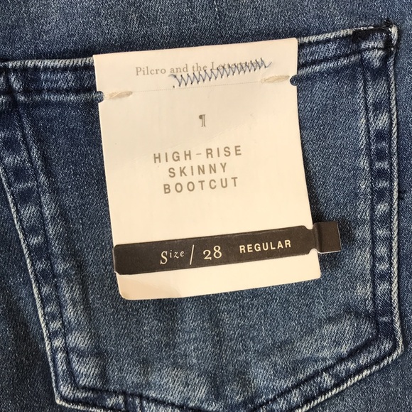 🍄 Pilcro and the Letterpress High-Rise Skinny Bootcut Medium Wash Denim. - Picture 10 of 16